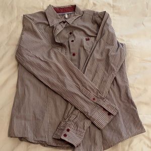 Cinch Long sleeve button up